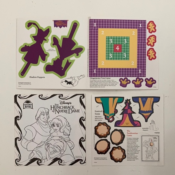 Vintage Disney’s The Hunchback of Notre Dame Festival Fun Kit - Picture 7 of 16